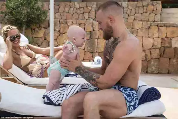 UFC Star Conor McGregor Spends Quality Time With His Baby Son And Girlfriend (Photos)